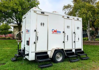 Versa Luxury Restroom Trailer - On Site Companies